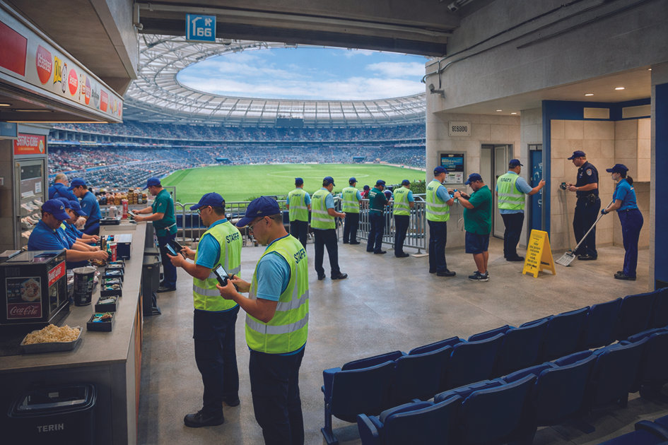 Ilustración del artículo «Logística en el estadio»