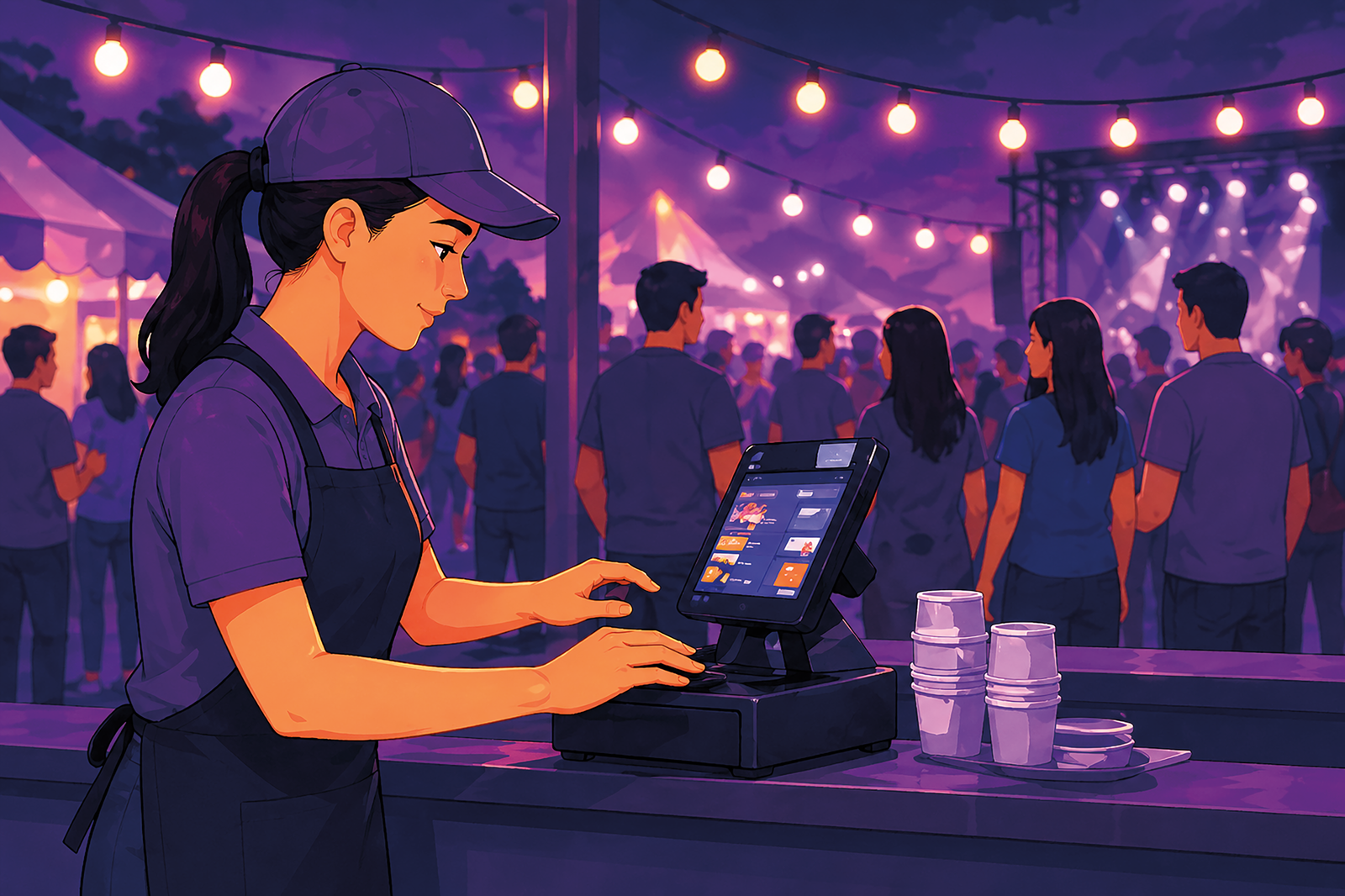 Ilustración del artículo «Comunicación sin interrupciones: el factor invisible en eventos masivos»